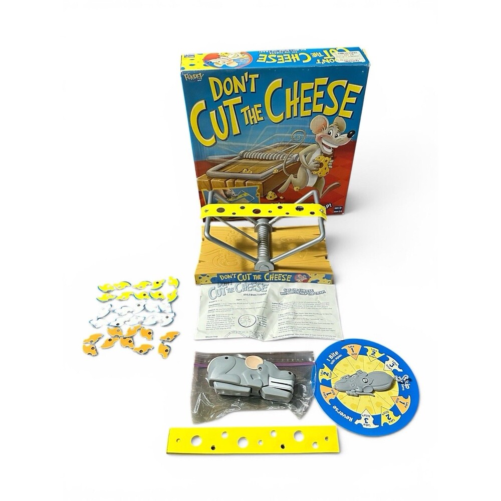 Don't Cut The Cheese Board Game Fundex Mouse Trap  2005